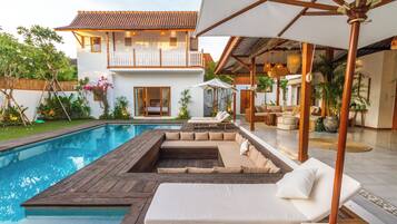 Deluxe Villa, Multiple Bedrooms, Private Pool, Pool View | Pool | Outdoor pool, sun loungers