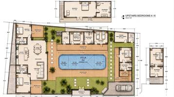 Deluxe Villa, Multiple Bedrooms, Private Pool, Pool View | Floor plan