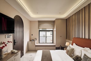 Deluxe Double Room, City View | Premium bedding, desk, free WiFi