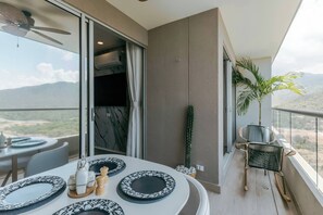 Loft, 1 Bedroom, Accessible, Patio | Outdoor dining - New Loft With View at the sea Closer at (Santa Marta)