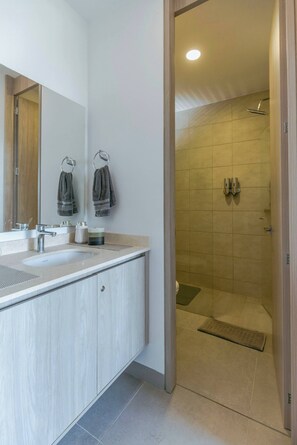 Loft, 1 Bedroom, Accessible, Patio | Bathroom - New Loft With View at the sea Closer at (Santa Marta)