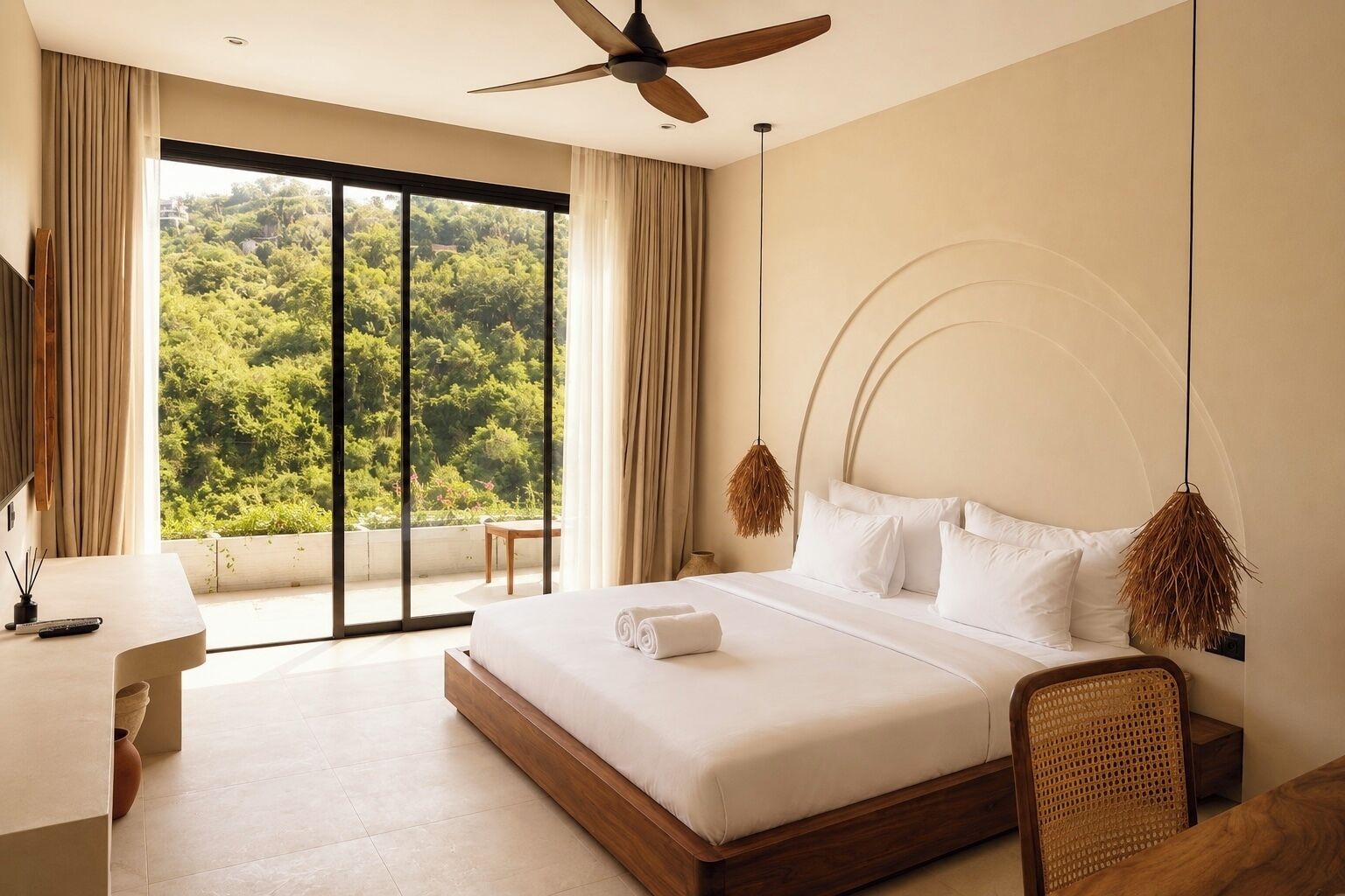 Kamar Deluks, balkon, pemandangan bukit | Wi-Fi gratis