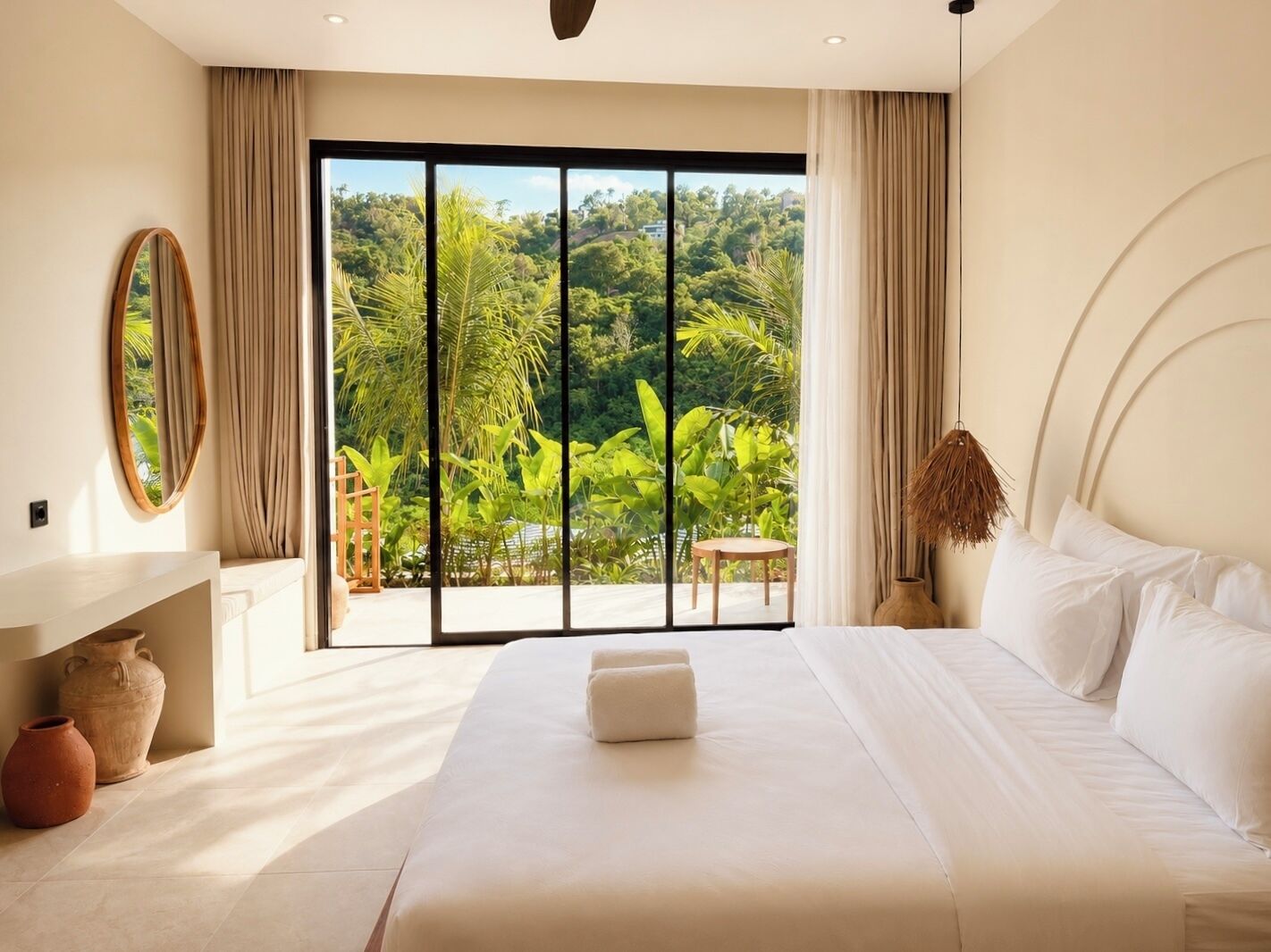 Kamar Superior, 1 Tempat Tidur King, patio, pemandangan bukit | Wi-Fi gratis