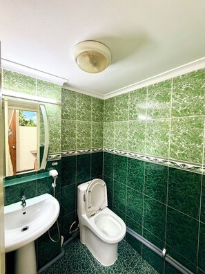 Kostenlose Toilettenartikel, Haartrockner, Hausschuhe, Handtücher