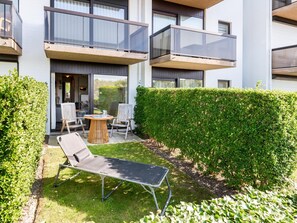 Terrace/patio - Charming apartment close to the the beach (Sint-Idesbald)