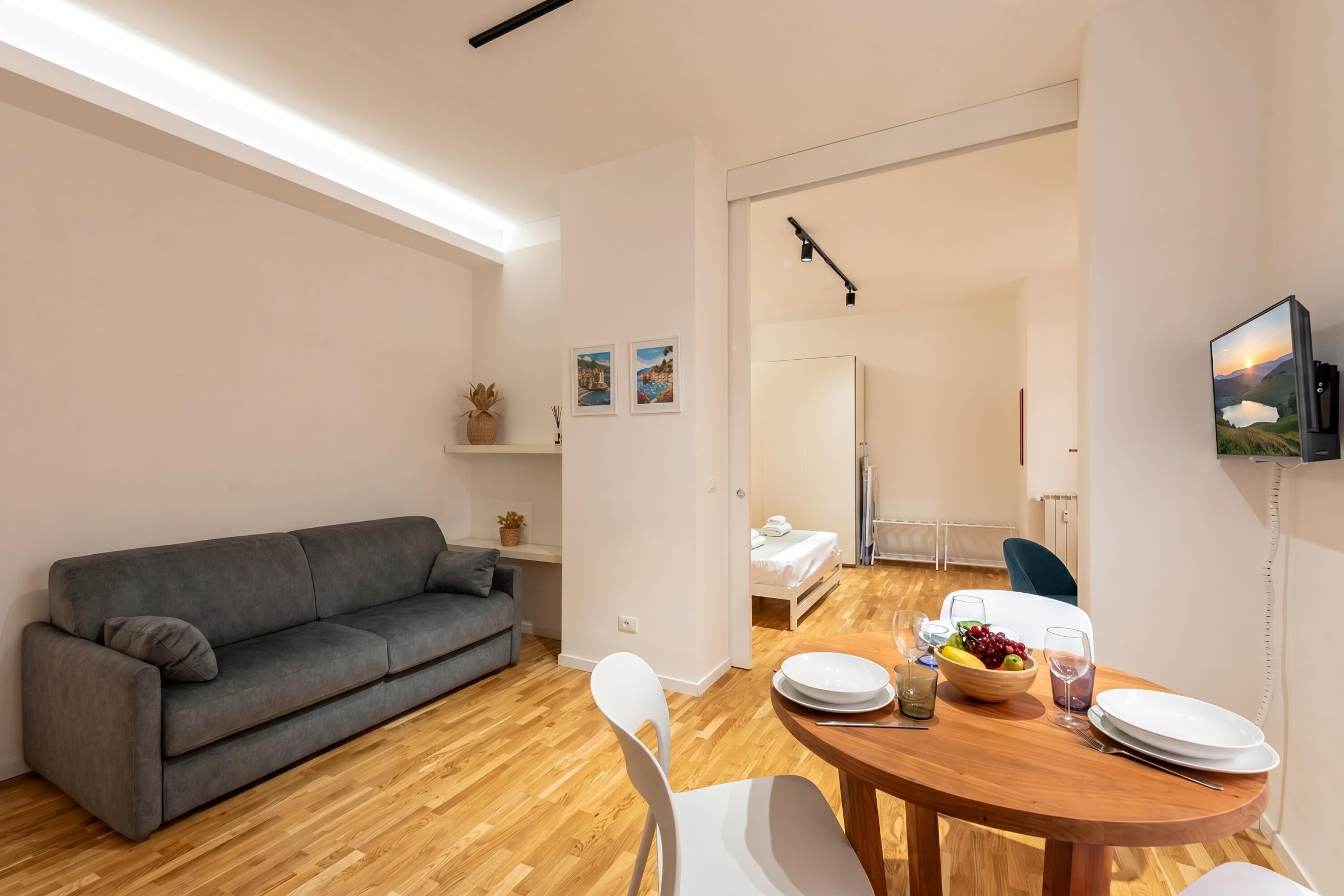 Appartamento familiare, 1 camera da letto, microonde (Maison Columbus in the Heart of) | Area soggiorno