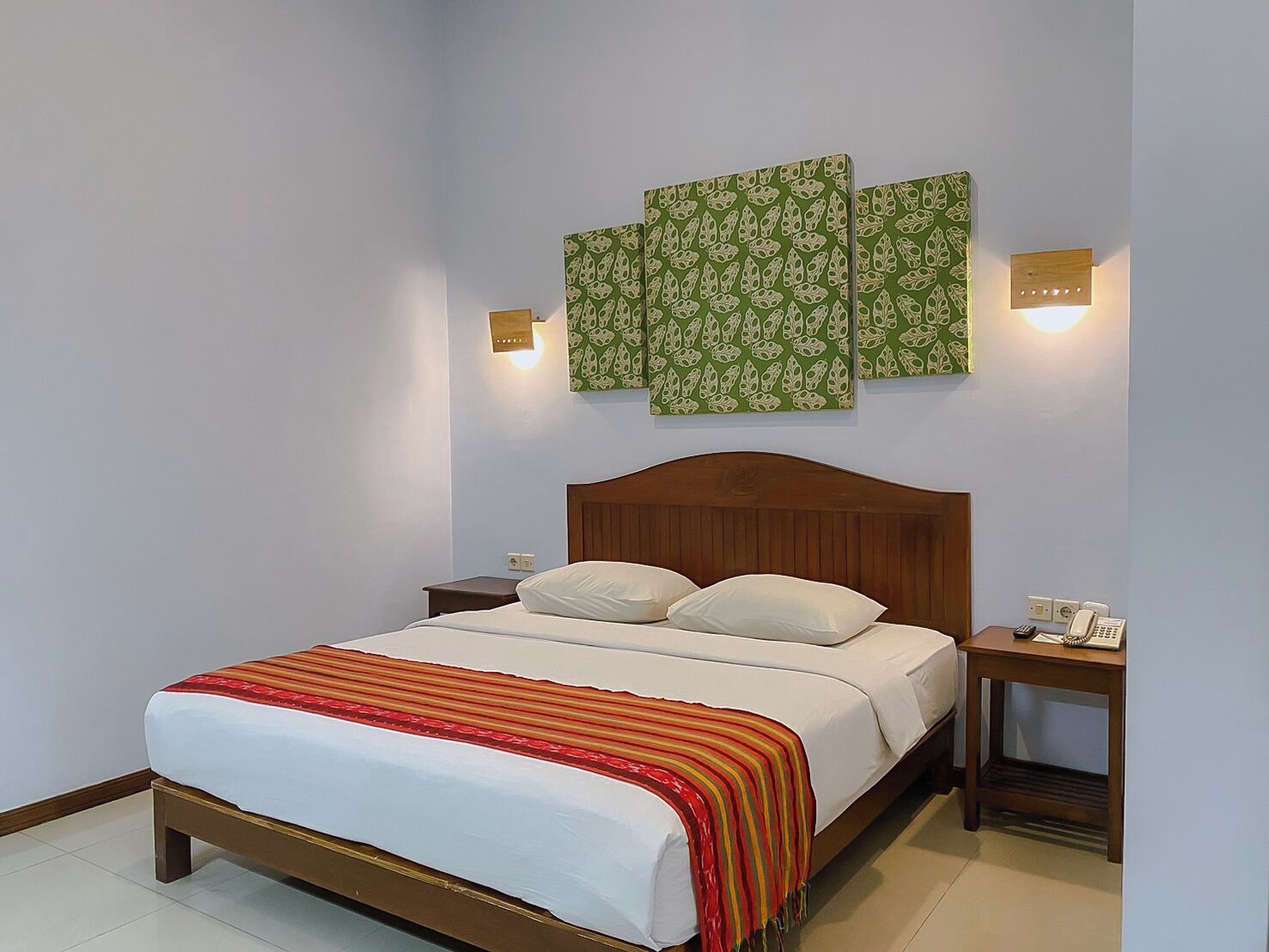 Chambre Classique Double ou avec lits jumeaux, balcon, vue jardin