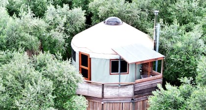 Luxury Yurt Rental for Romantic Glamping Vacations in Jumbunna, Victoria