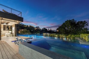 Pool - Gated New Designer 6bd/7ba Estate w Pool & Spa, Guest house, Elevator, & Views! (Los Angeles)