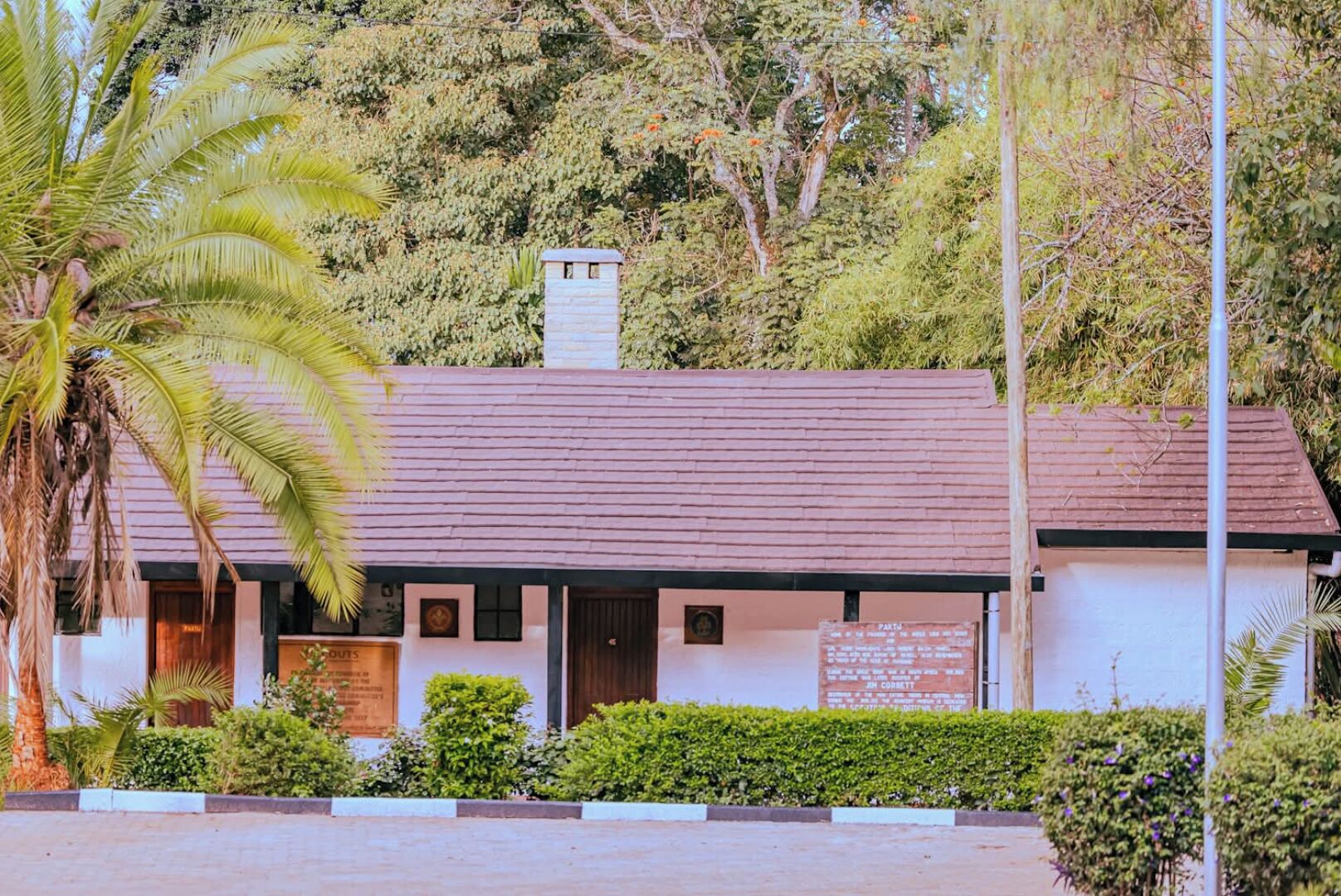 Fachada de la propiedad