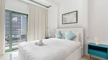 Iron/ironing board, WiFi, bed sheets