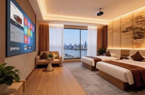 Chambre Luxe avec lits jumeaux, vue ville | Spa