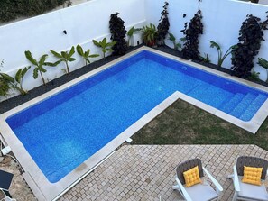 Pool - Luxurious Villa with Pool in La Soukra, Ariana (Gouvernorat de l'Ariana, la Soukra)