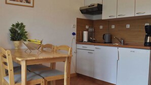 Coffee/tea maker, fridge, microwave, stovetop - Family 2BR Apartment with Parking, Near Beach and Center (Vodice)
