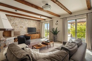 Living area - Villa Olive View (Tar-Vabriga)