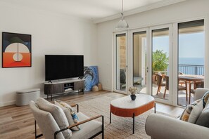Living area - Luxury Sea View Apartment in Luštica Bay for 4 Guests (Radovići)