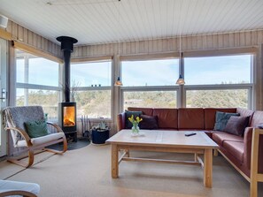 Fernseher, Kamin