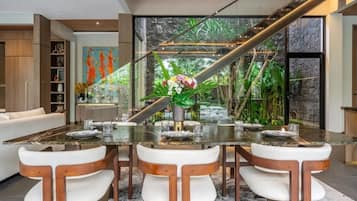 Luxury Villa, 4 Bedrooms, Private Pool | Dining