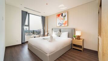 Departamento Confort, 2 habitaciones, vista a la ciudad | Insonorización, tabla de planchar con plancha y wifi gratis