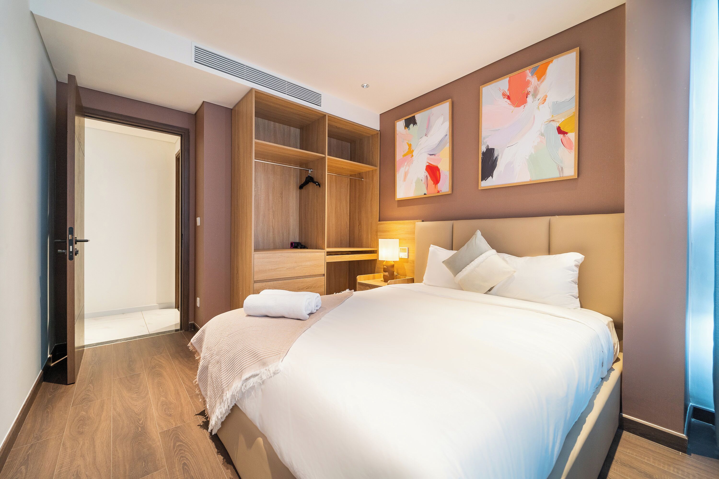 Appartamento Comfort, 2 camere da letto, vista città | Insonorizzazione, ferro/asse da stiro, Wi-Fi gratuito