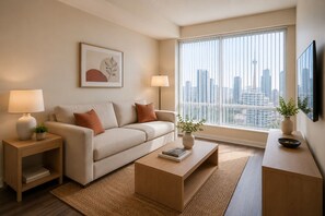 Living area - Bright 1BR Downtown Toronto Condo - Perfect for Families & Groups! (Toronto)