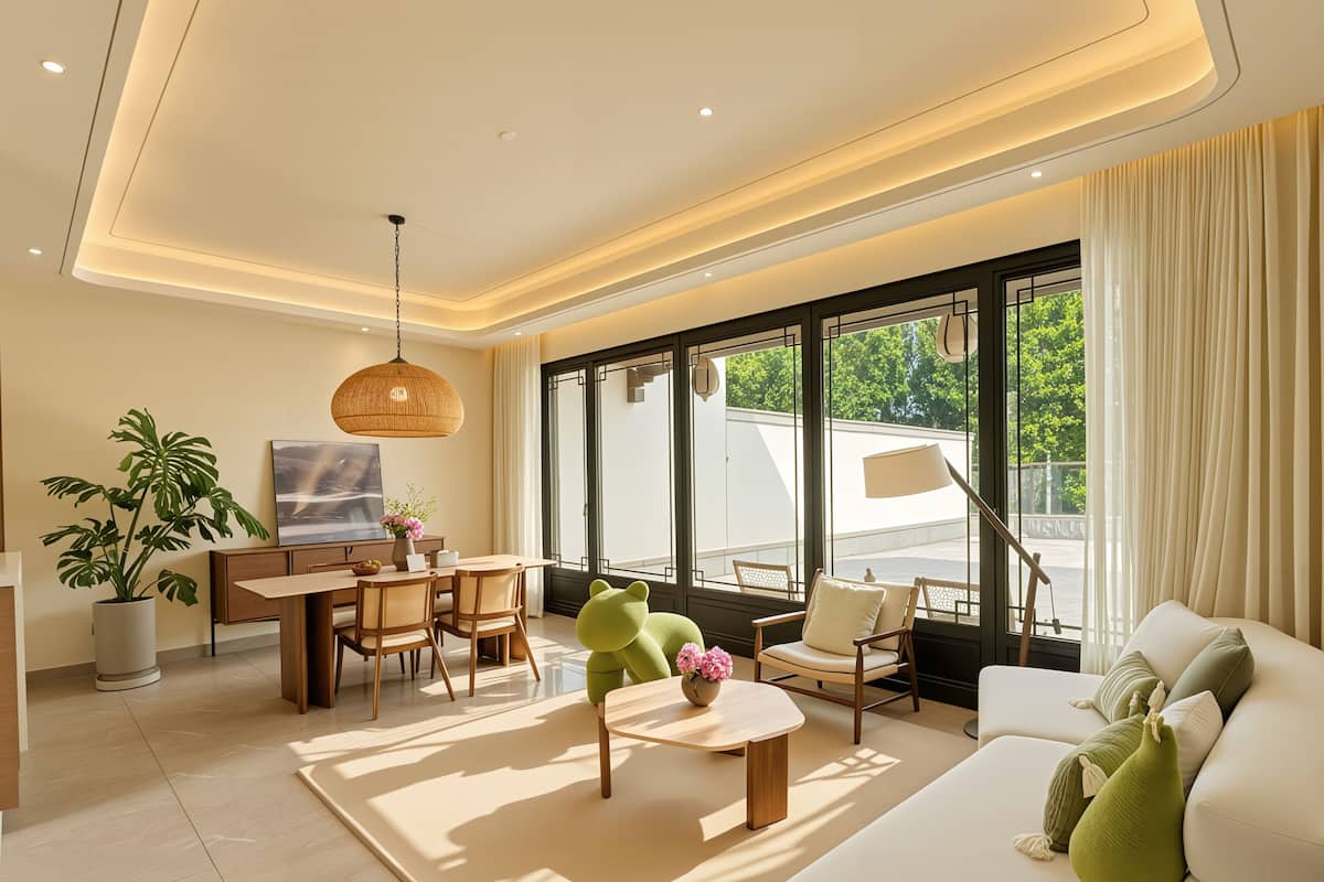 Family House, Golf View | Down comforters, desk, laptop workspace, blackout drapes