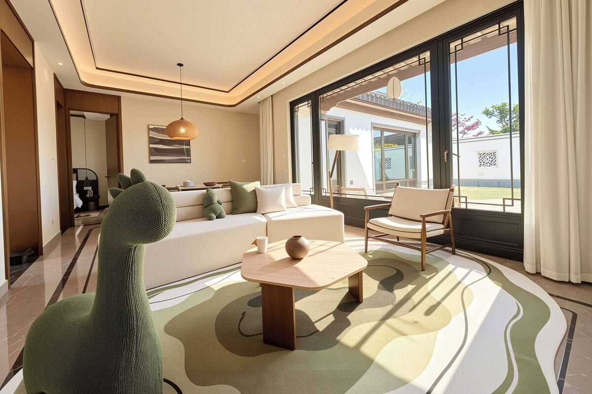 Family Villa, Golf View | Down comforters, desk, laptop workspace, blackout drapes
