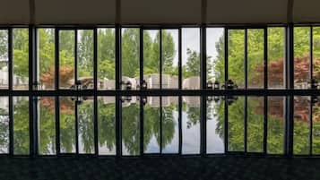 Indoor pool, seasonal outdoor pool