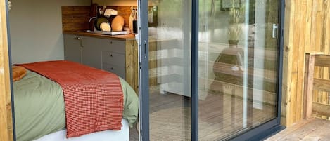 Cabane Confort, vue lac