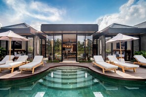 Outdoor pool - 4BR Villa Tenang Tropical Modern Villa with Private Pool in Ubud's Nature (Gianyar)