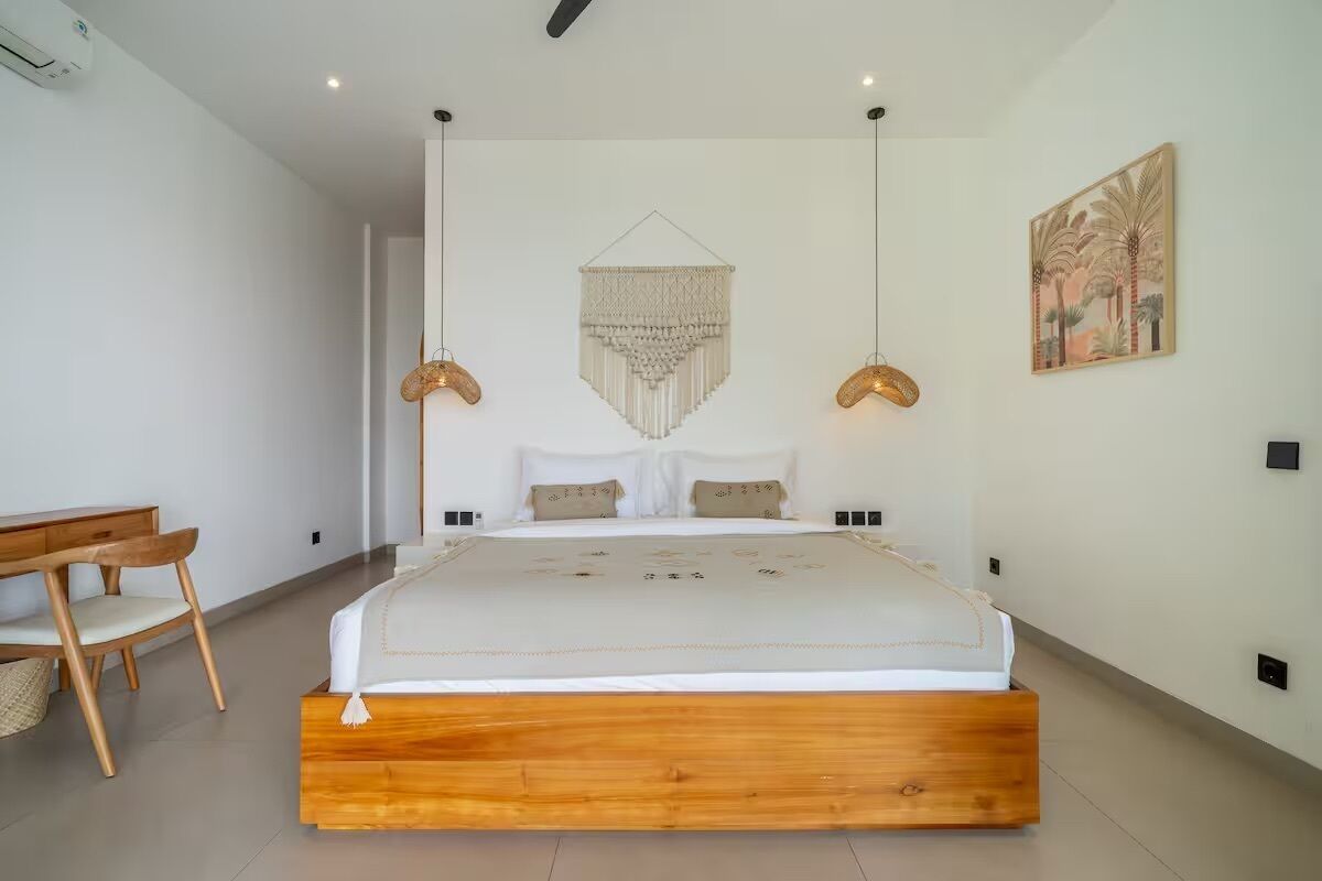 Luxury-Villa, 4 Schlafzimmer, eigener Pool, Stadtblick | Bettwäsche aus ägyptischer Baumwolle, hochwertige Bettwaren, Zimmersafe
