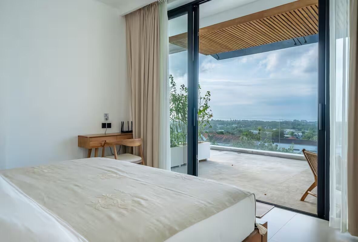 Luxury-Villa, 4 Schlafzimmer, eigener Pool, Stadtblick | Ausblick vom Zimmer