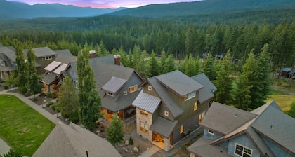 3BR Mnt View Hottub BBQ Walk 2 Iceskate Spa Dine