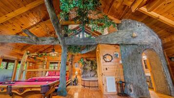 House, 1 King Bed with Sofa bed (Gatlinburg Enchanted Treehouse) | Games room