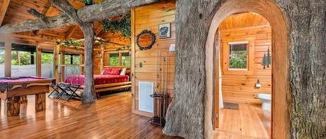House, 1 King Bed with Sofa bed (Gatlinburg Enchanted Treehouse) | 1 bedroom