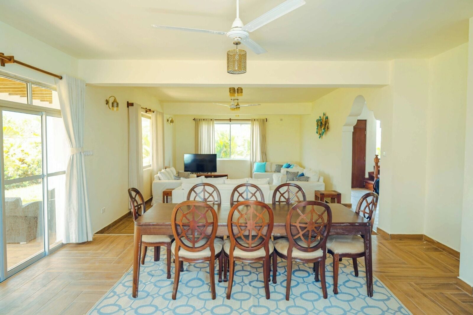 Villa, 5 habitaciones, con acceso para personas discapacitadas, para fumadores | Comedor