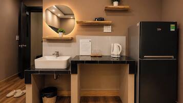 Comfort-Studio, 1 Queen-Bett | Schreibtisch, Verdunkelungsvorhänge, Bügeleisen/Bügelbrett