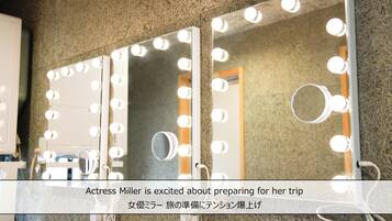 Chaussons, shampoing, papier toilette