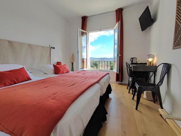 Chambre Double ou avec lits jumeaux, vue montagne