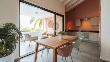Luxe appartement, 2 slaapkamers | Dineren