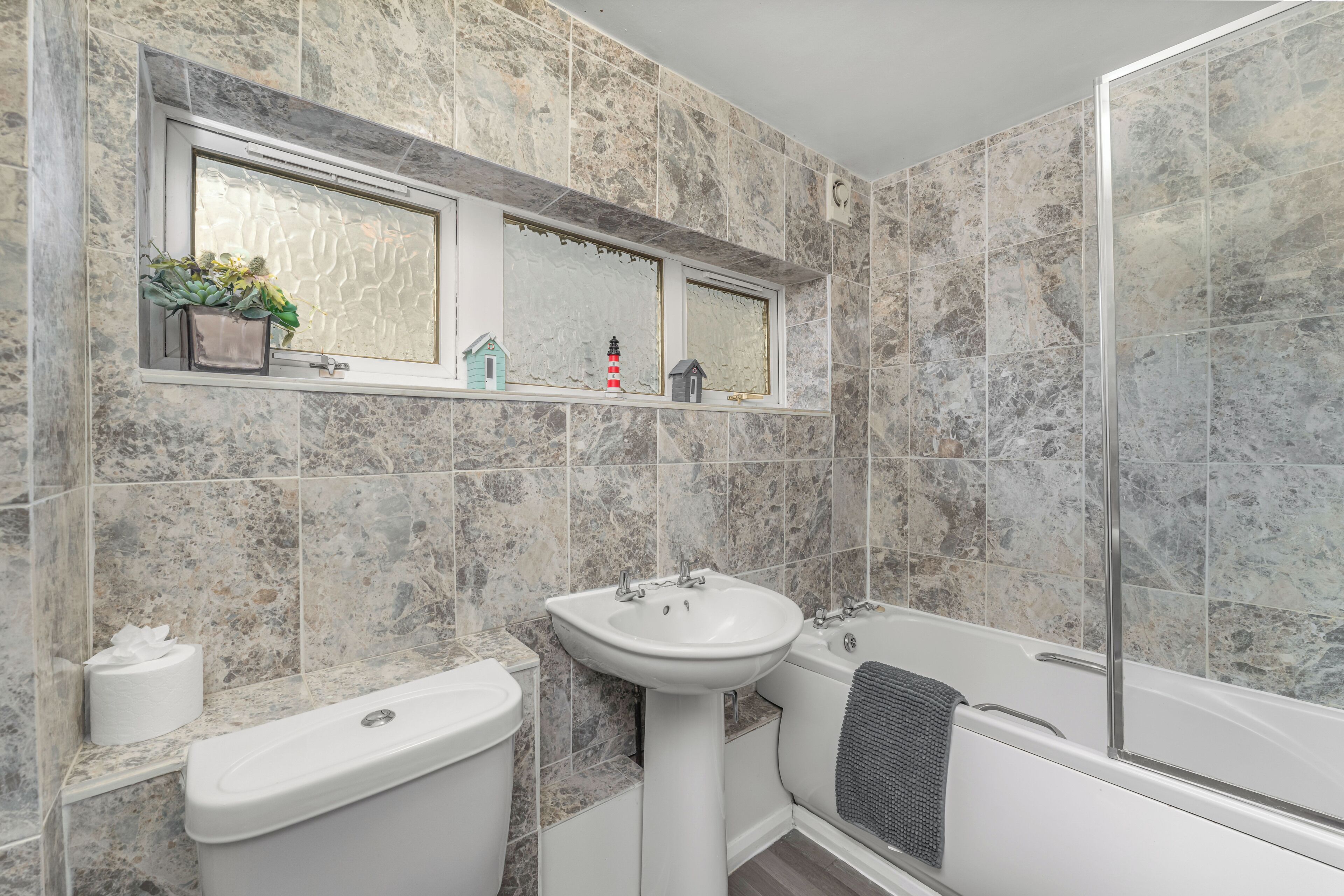 Shower, hair dryer