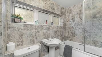 Shower, hair dryer