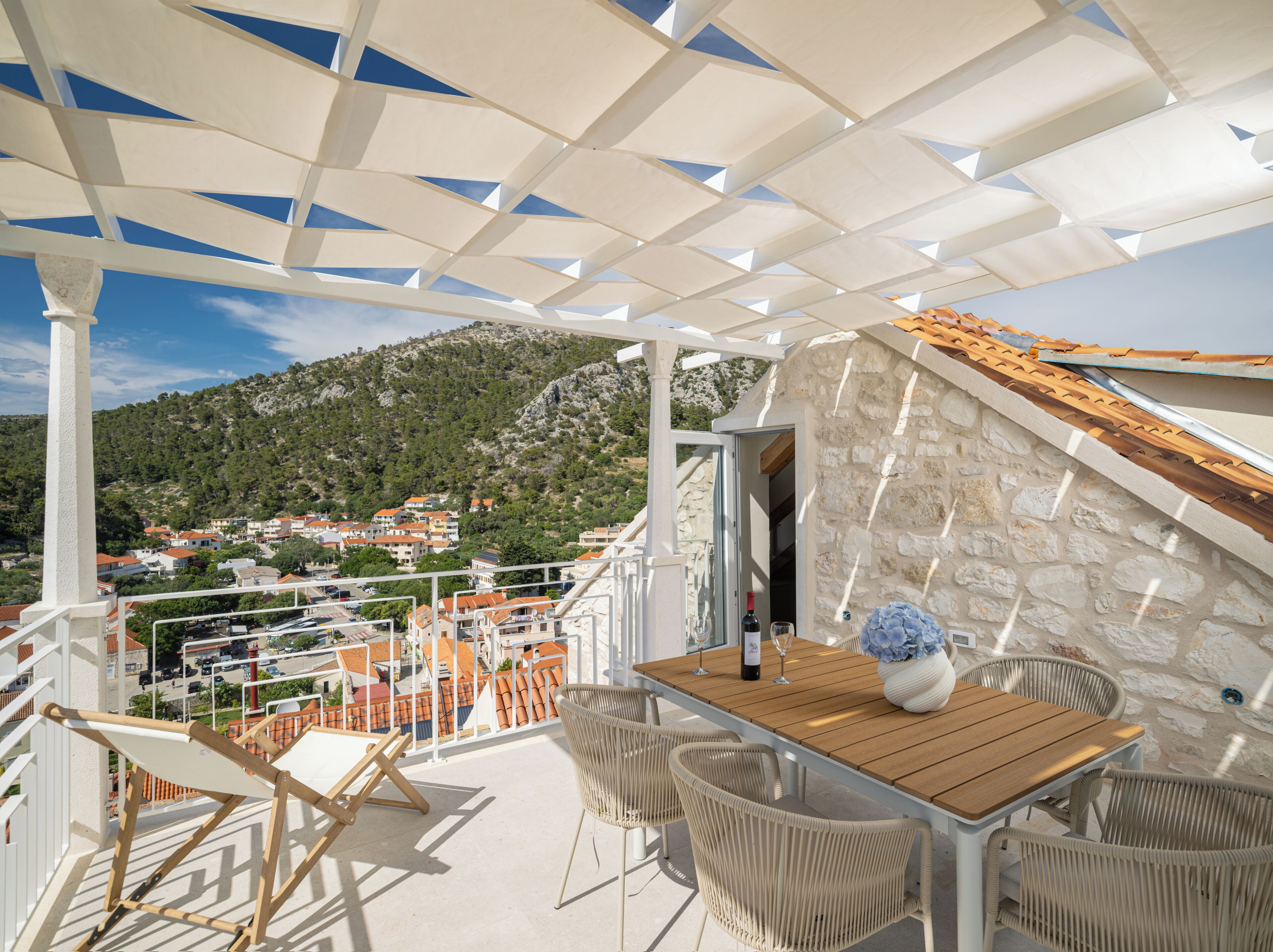 Mayiva Royal House Center Hvar - Breathtaking Penthouse Terrace & Large Sun Terrace | Terrace/patio