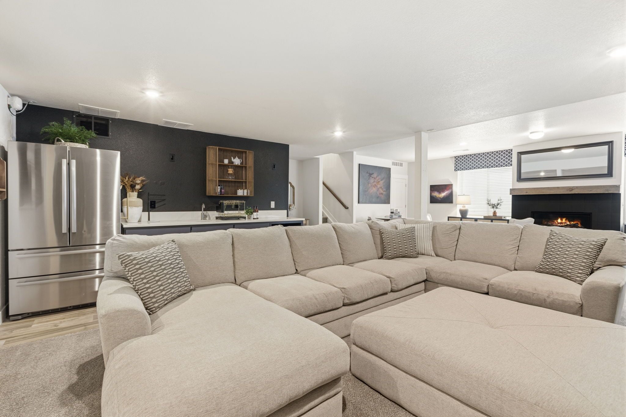 House, Multiple Beds, Fireplace, Garden View (The Wandering Key) | Living area