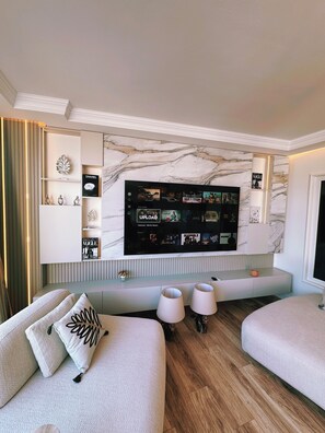 Living area - Sapphire Deluxe • Central Bosphorus View Flat (Beyoglu)