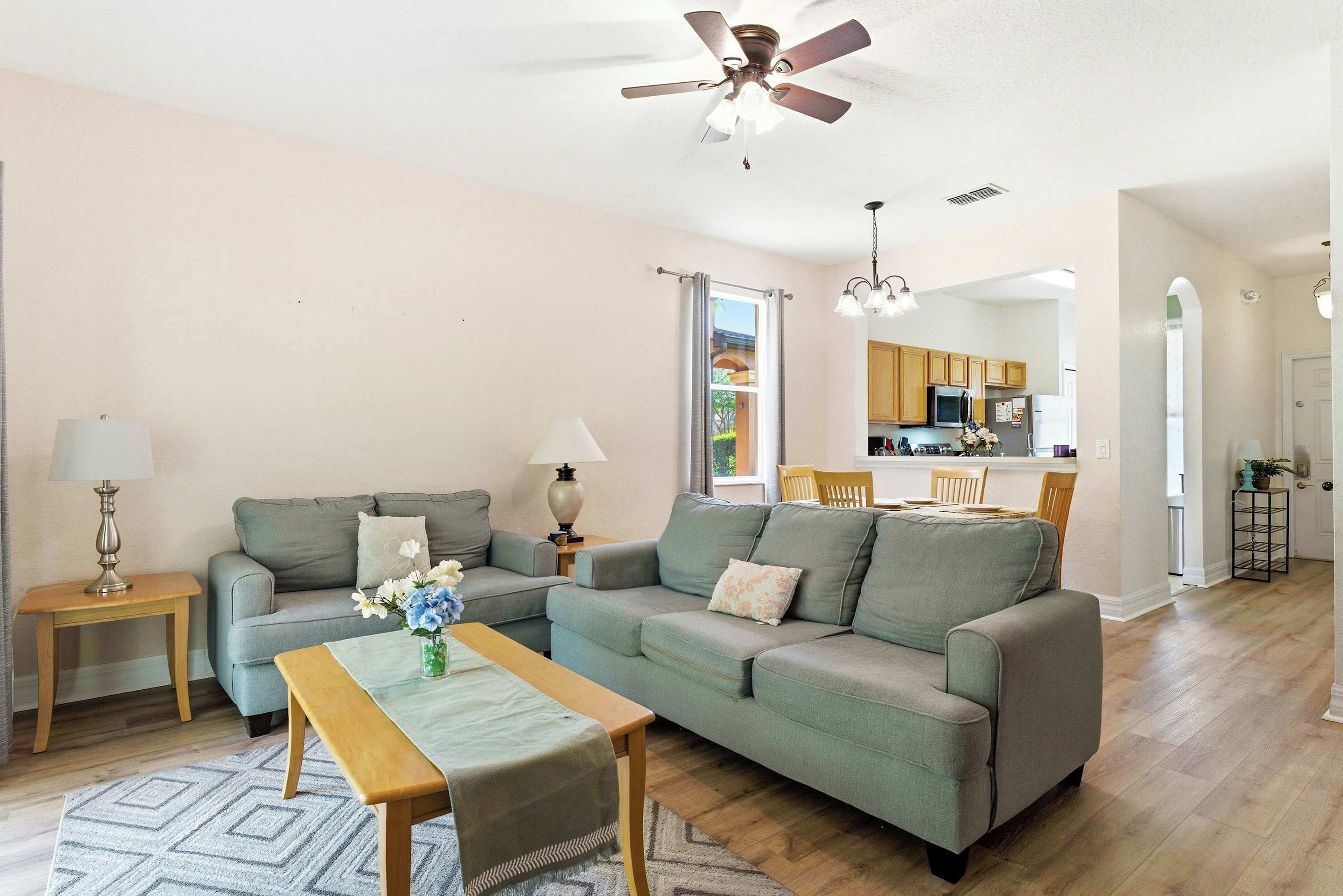 Townhome, Multiple Beds, Patio, Garden View (Casa Palermo At Regal Palms) | Living area