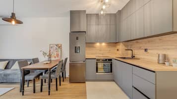 Comfort-lejlighed - balkon | Privat køkken