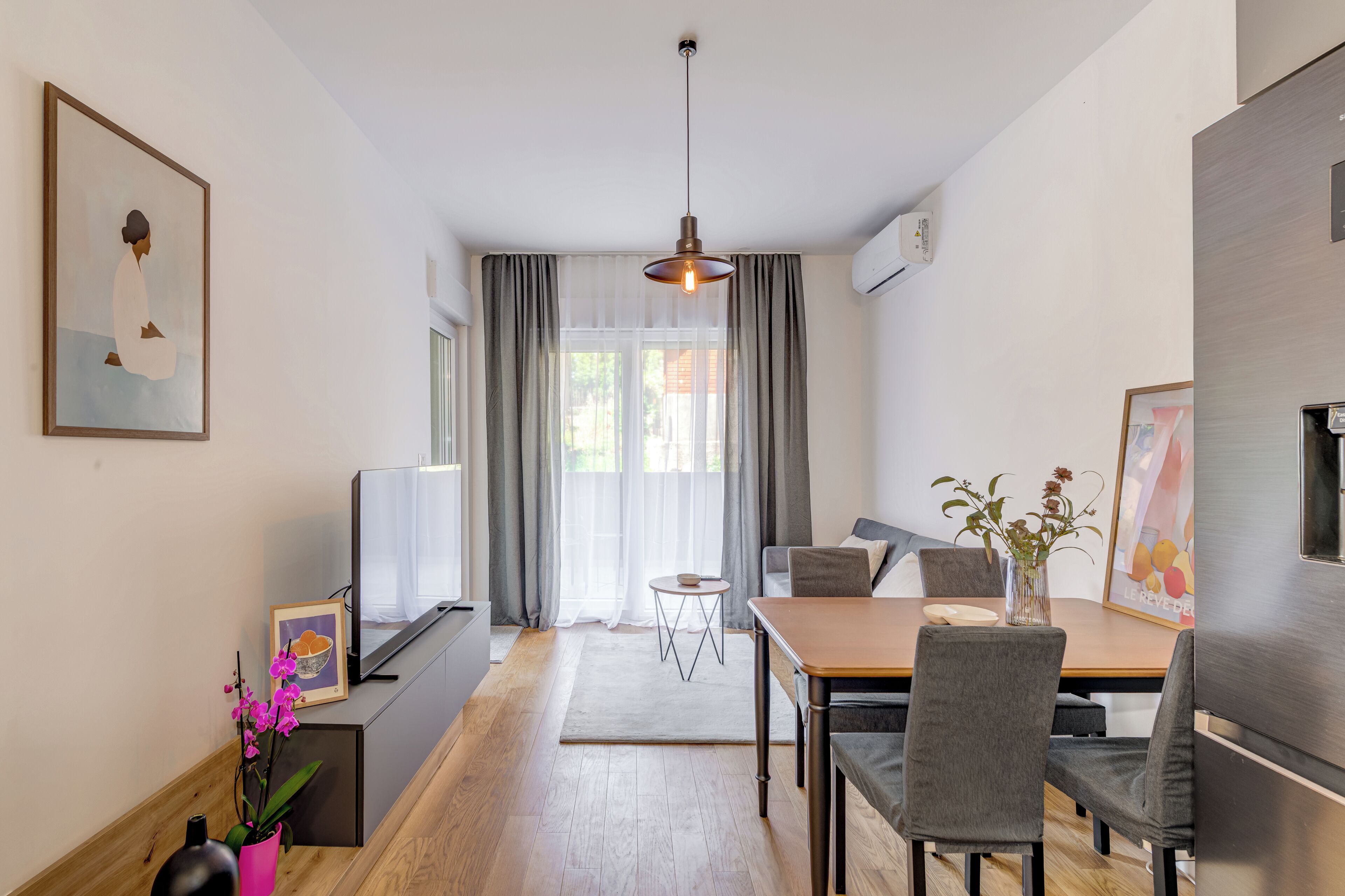 Comfort-lejlighed - balkon | Opholdsområde