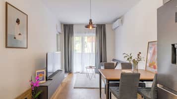 Comfort-lejlighed - balkon | Opholdsområde