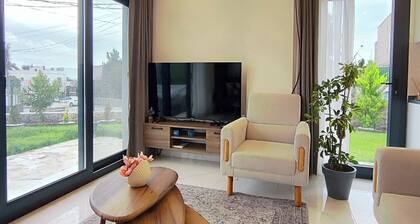Serene 2-bedroom house with AC in charming Bodrum Akyarlar balcony sea view